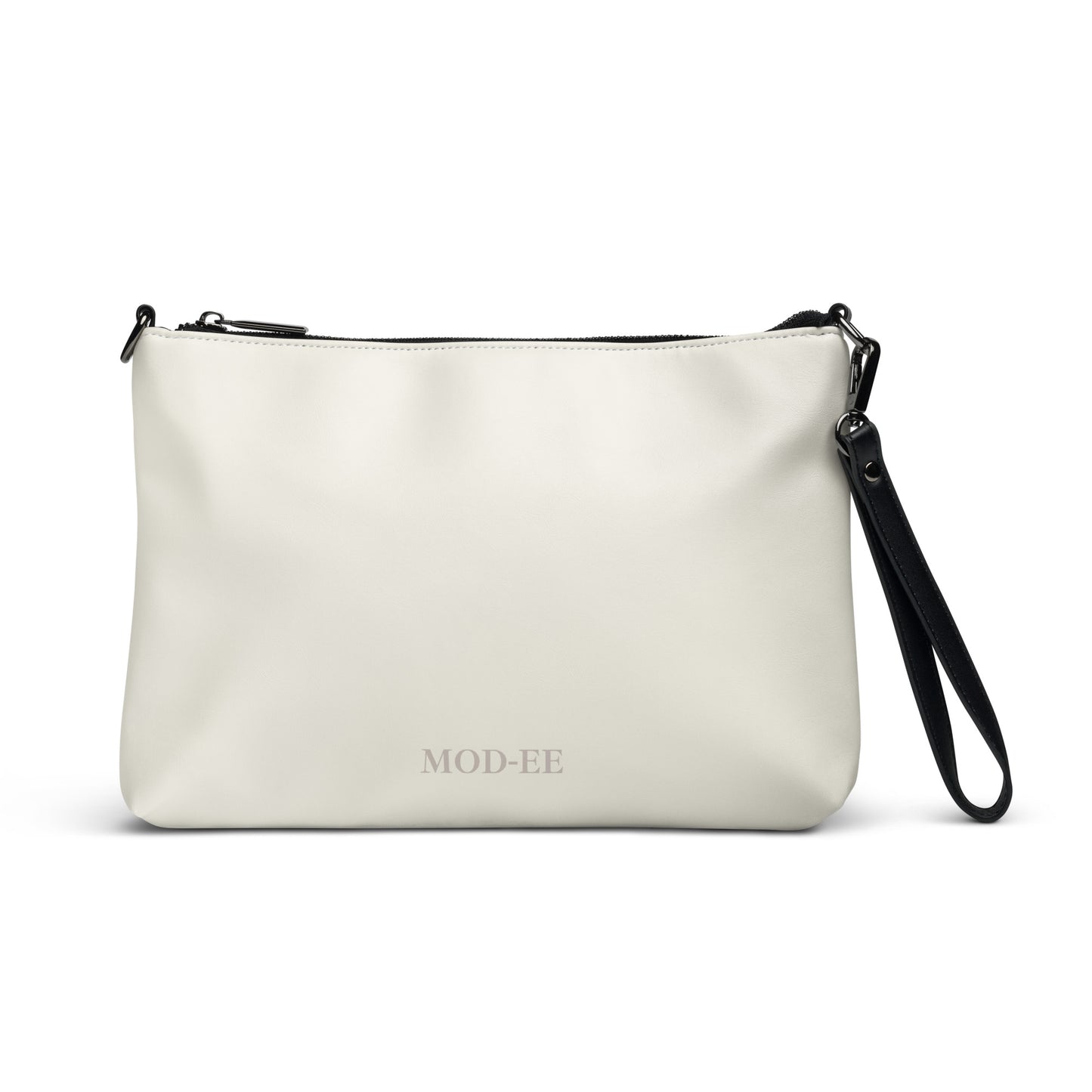 Sac bandoulière blanc cassé Mod-ee, équipé de bretelles amovibles et d’une fermeture à glissière sécurisée, doté de nombreuses poches intérieures pour organiser vos essentiels, alliant praticité et élégance pour un usage quotidien.