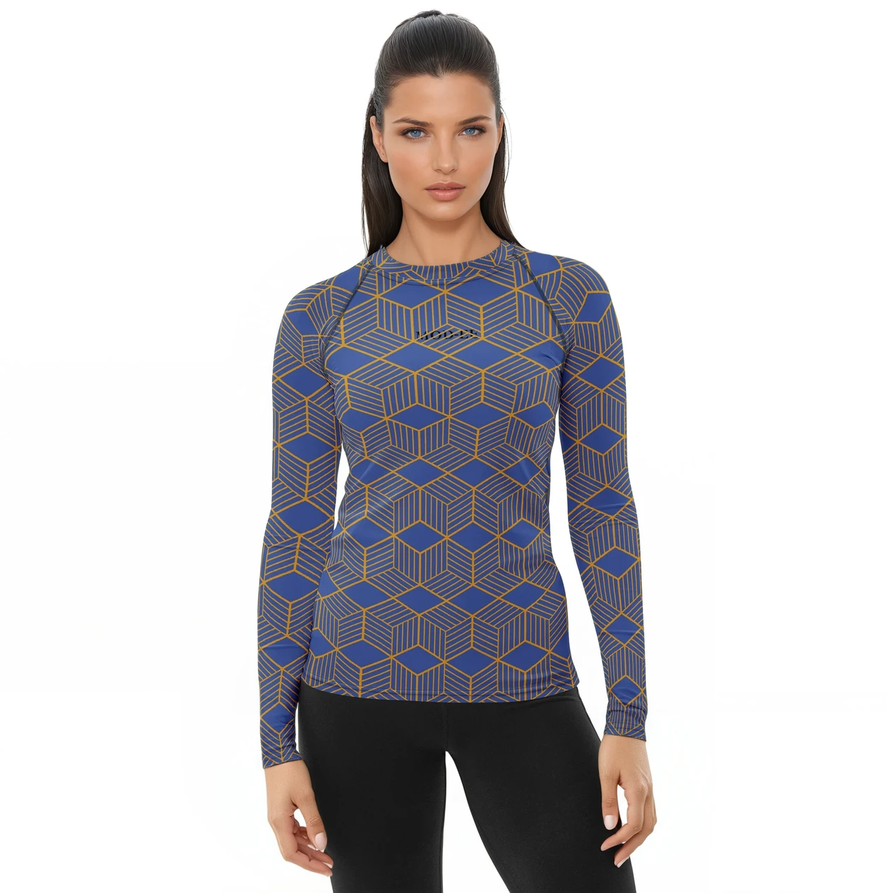 Pull imprimé Mod-ee, confectionné dans un tissu doux et extensible, offrant une coupe ajustée qui s’étire et reprend sa forme, garantissant un confort exceptionnel et une allure élégante en toute occasion.